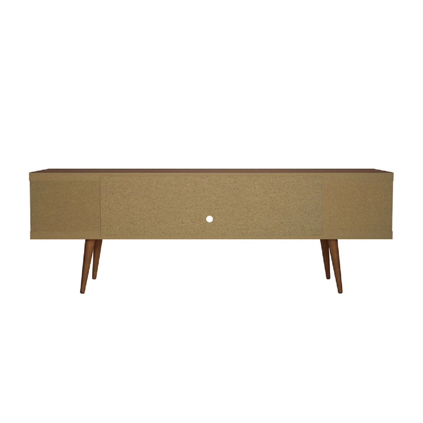 Eureka Modern 70.47" TV Stand with 4 Shelves - Maple Cream