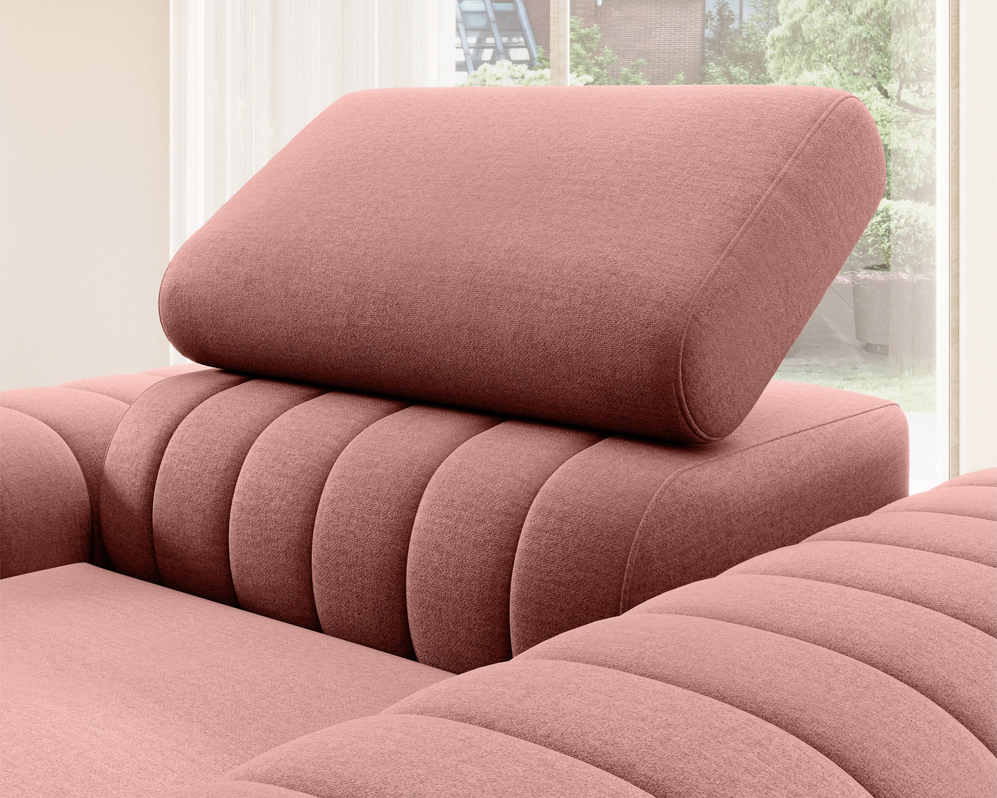 Laurence Modern Accent Chair - Plum