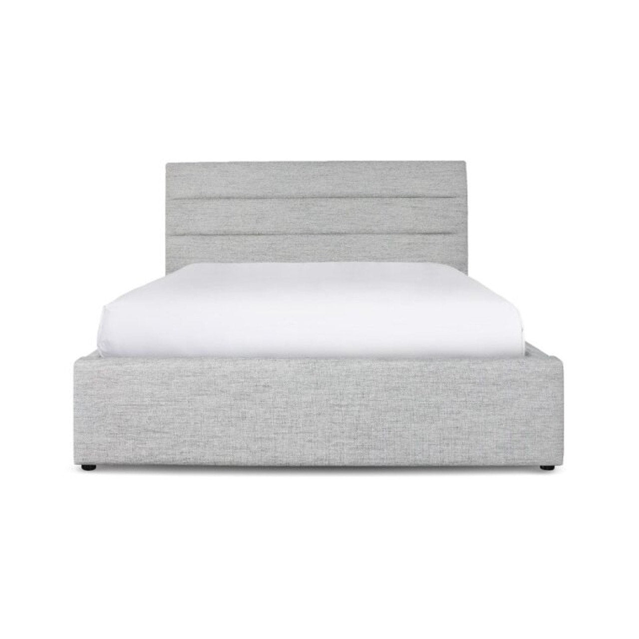 Justin King Storage Bed - Greige