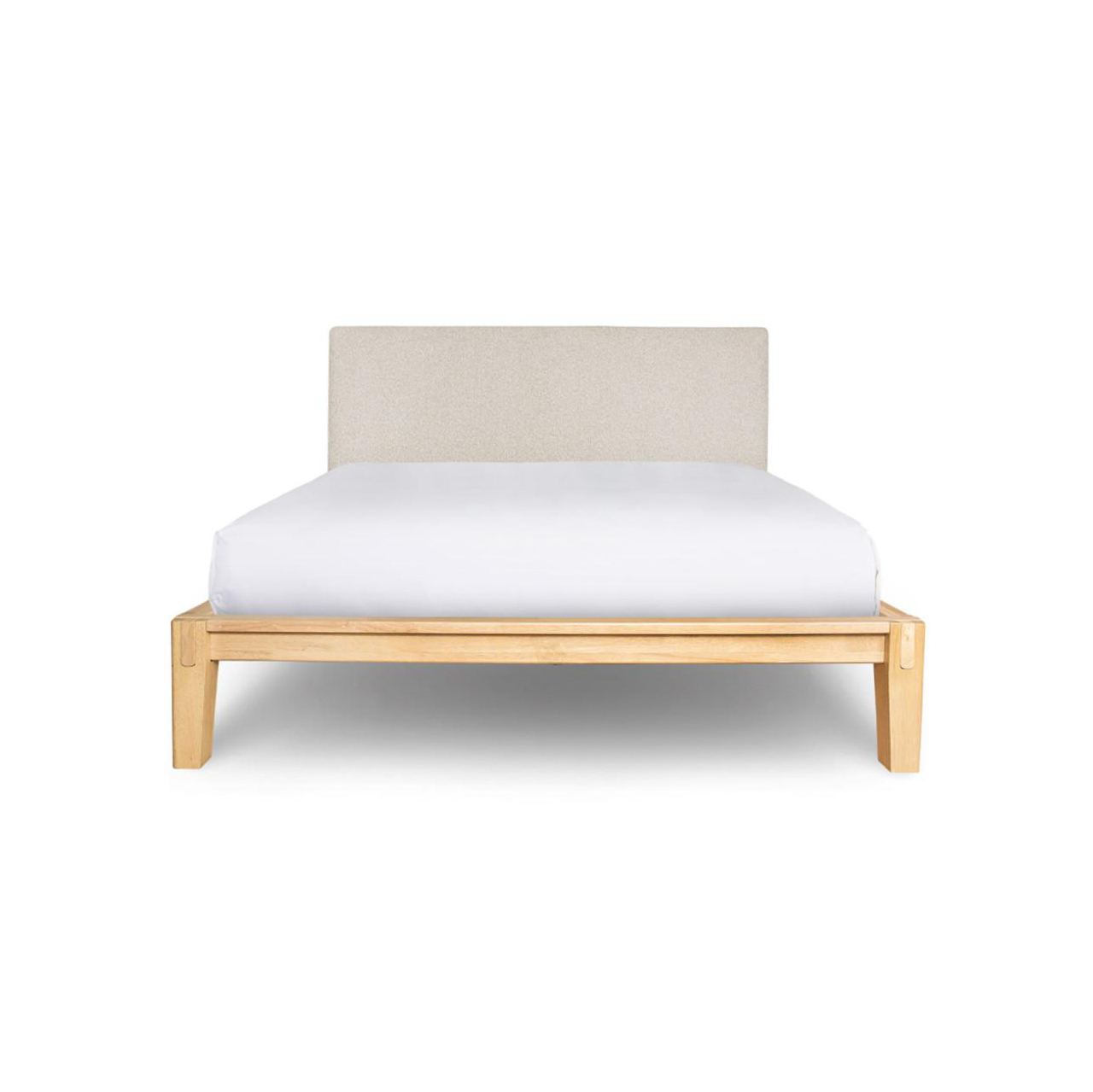 Luna Tool Free Upholstered King Bed - Beige