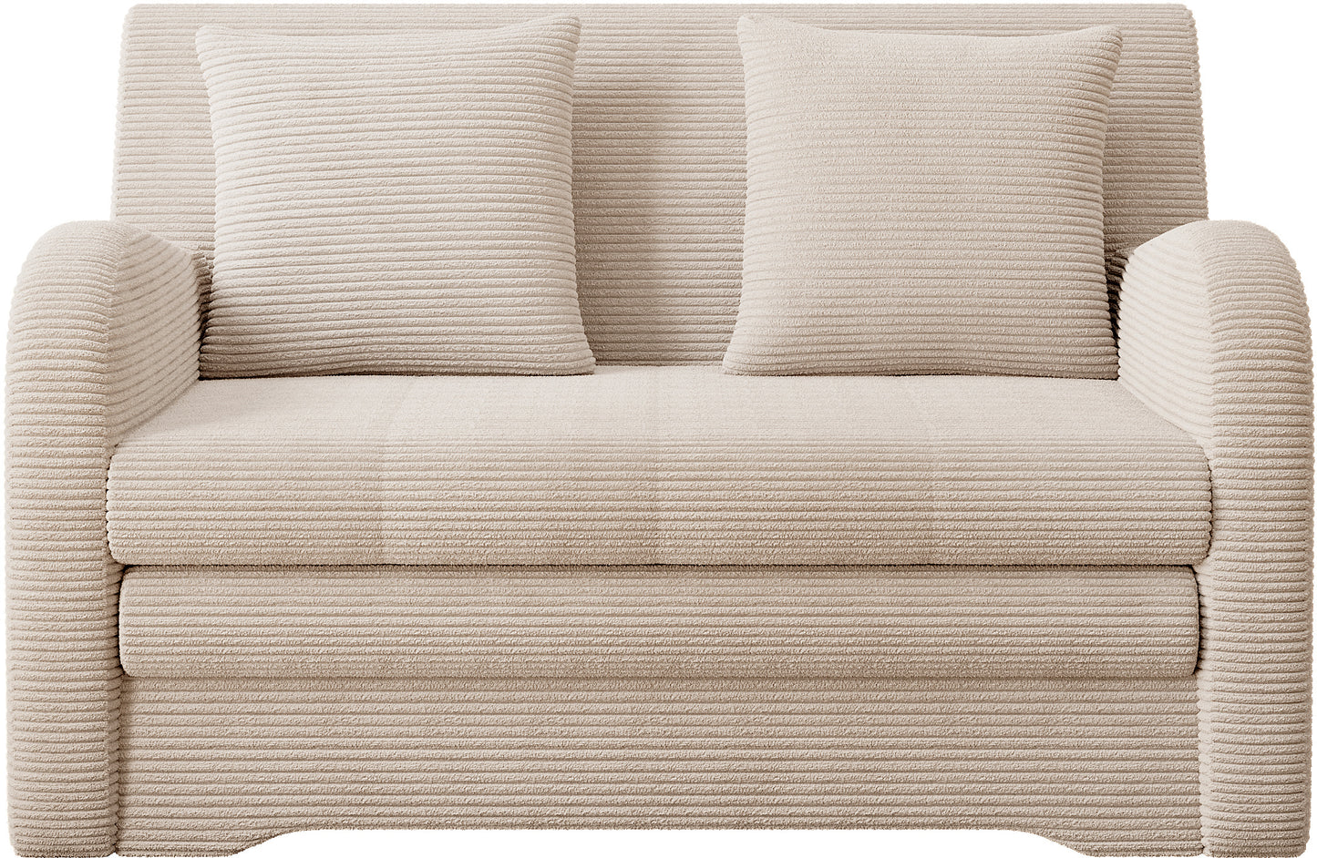 Ario Condo Style 2 Seater Storage Sleeper Sofa - Beige