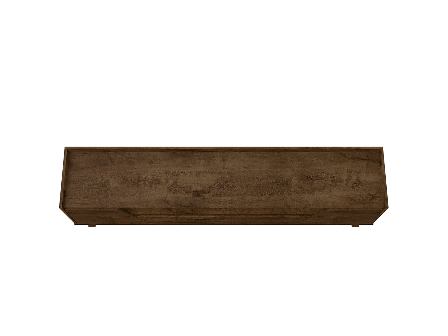 Malmo Modern 70.8" TV Stand with 2 Drawers - Rustic Brown