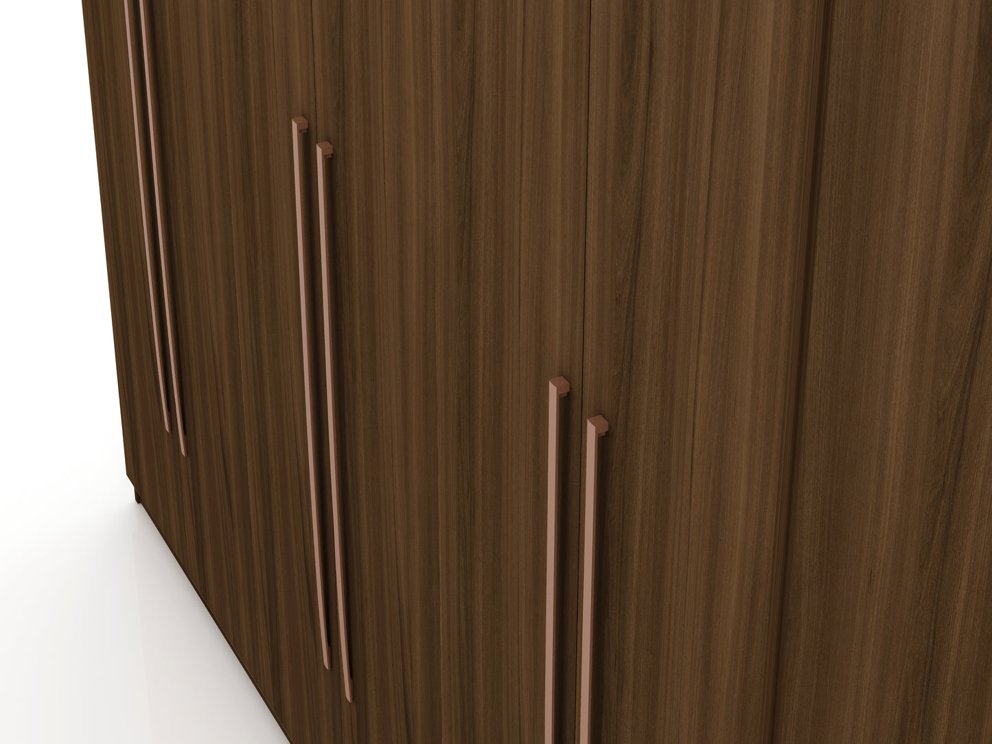 Torino Modern Freestanding Wardrobe - Brown