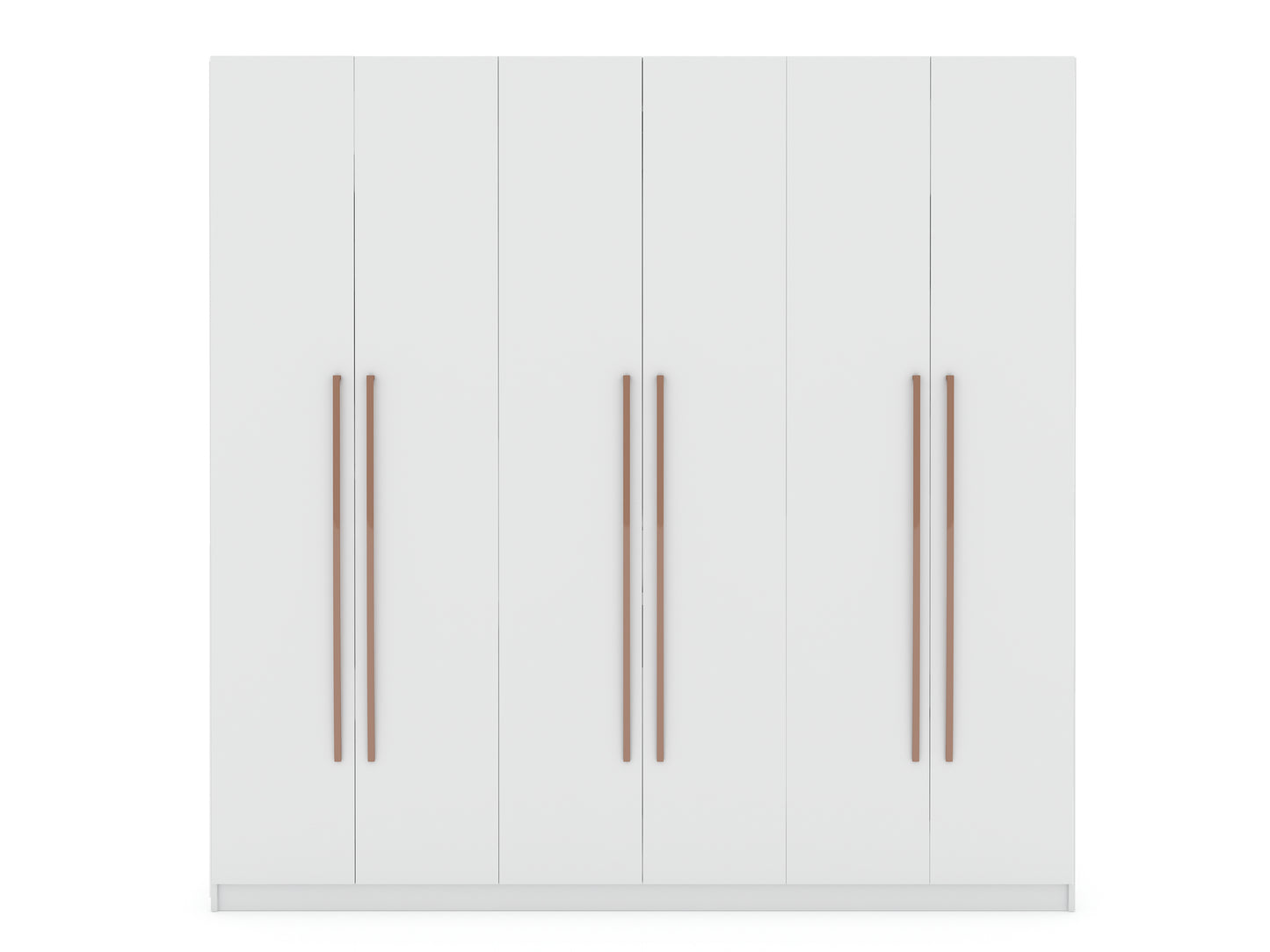 Torino Modern Freestanding Wardrobe - White