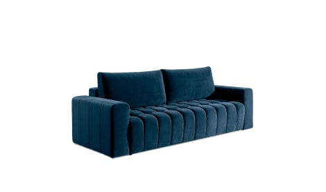 Lazaro Condo Style 3 Seater Storage Sleeper Sofa - Multiple Colors