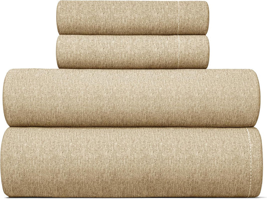 Queen 6 Piece Sheet Set - Comfy Breathable & Cooling - Ultra Soft Hotel Luxury Bedding Set w/ 8-16 Inch Deep Pockets - 1 Flat & 1 Fitted Sheet & 4 Pillowcases - Cozy, Wrinkle Free & Easy Care - White