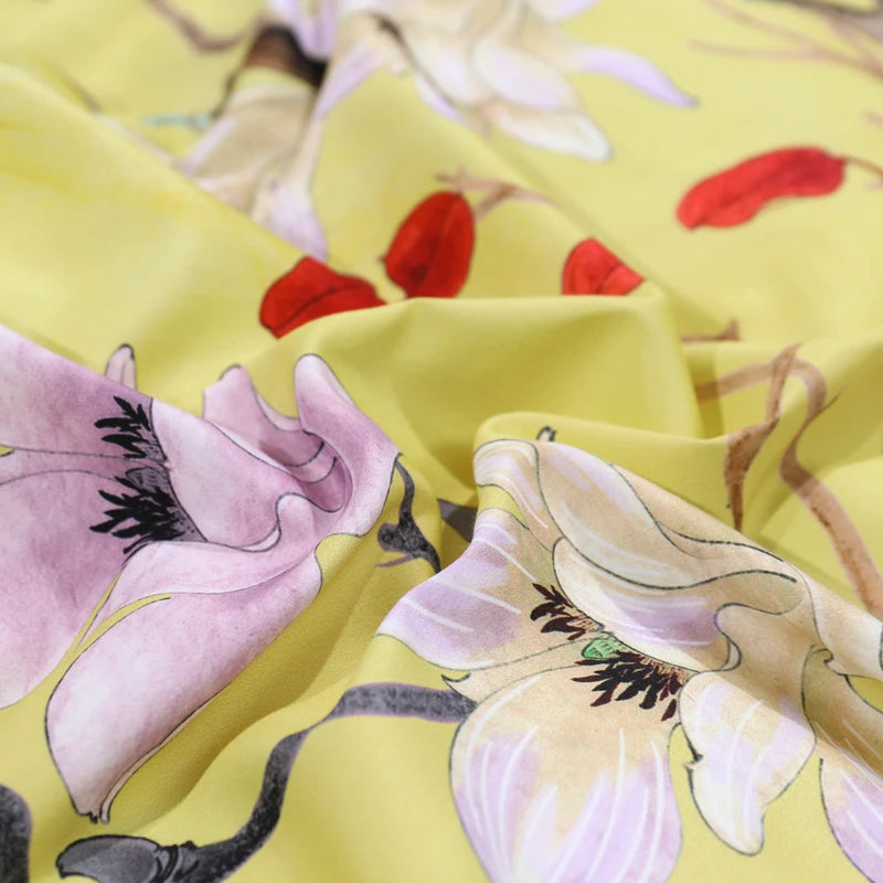 Wild Whimsy 600 TC Floral Cotton Duvet Set - Green