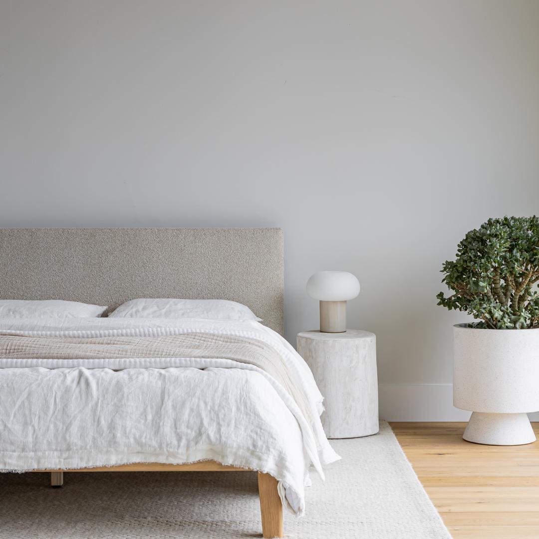 Luna Tool Free Upholstered King Bed - Beige