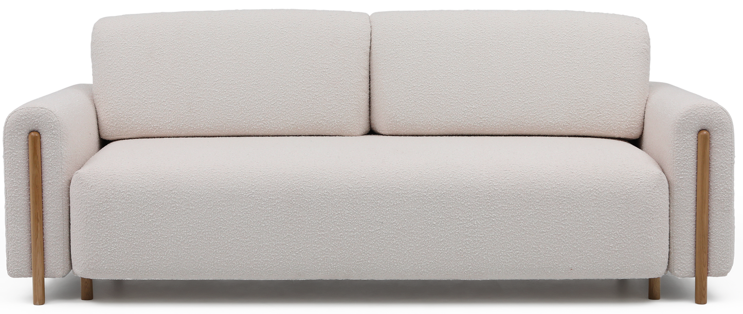 Arcadova 3 Seater Storage Sleeper Sofa - Beige