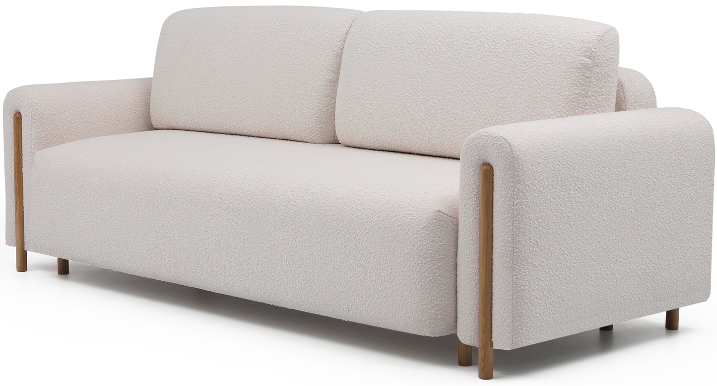 Arcadova 3 Seater Storage Sleeper Sofa - Beige
