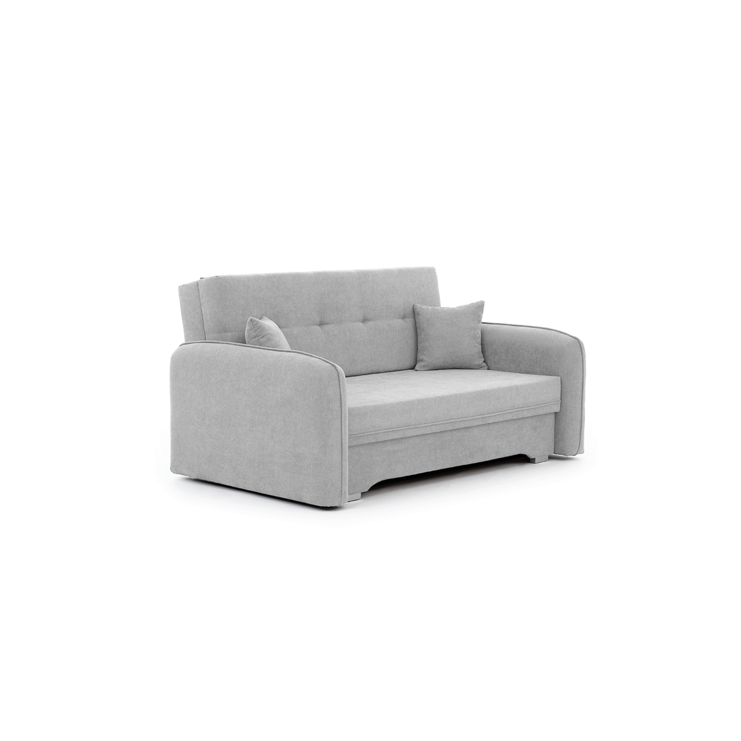 Laine Condo Style 2 Seater Storage Sleeper Sofa - Light Grey