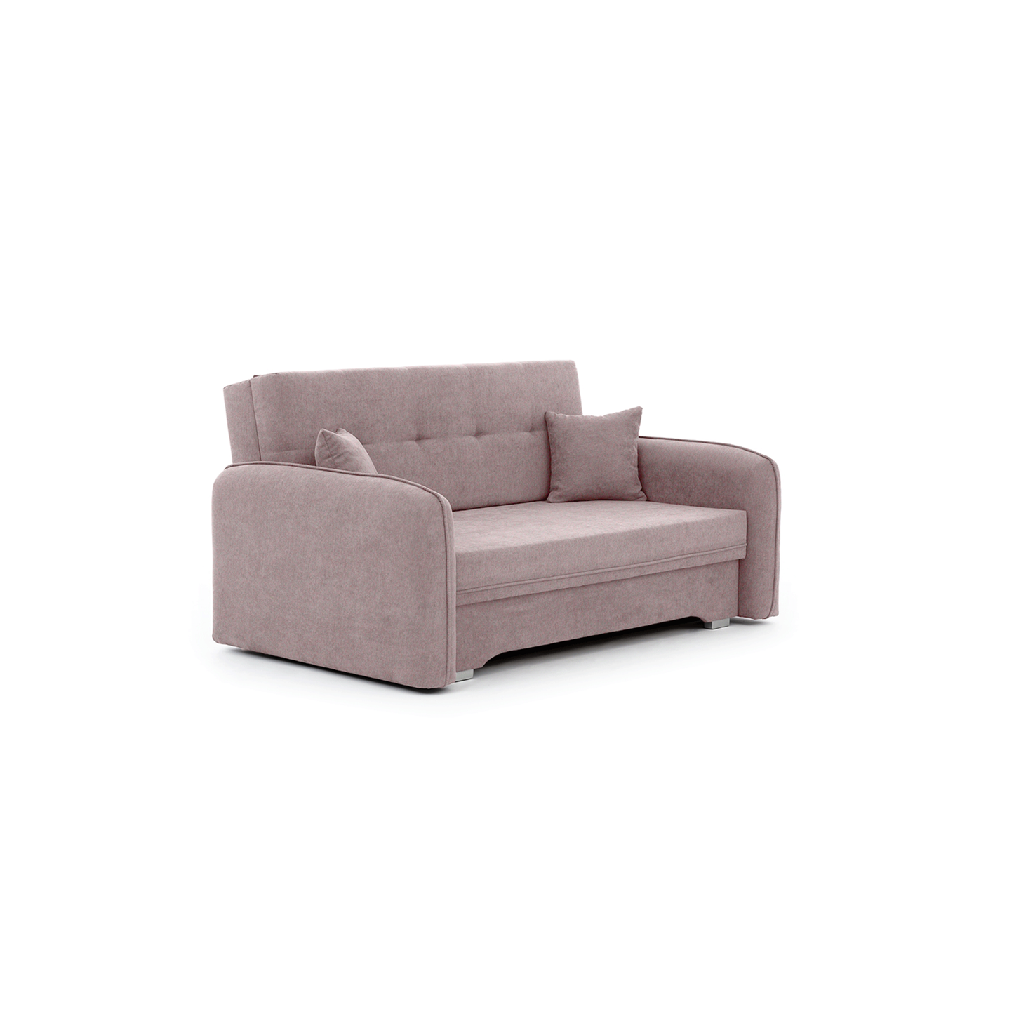 Laine Condo Style 2 Seater Storage Sleeper Sofa - Blush