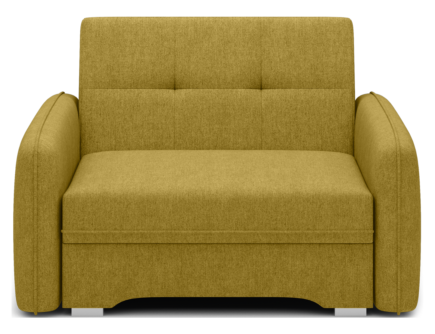 Laine Condo Style 1 Seater Storage Sleeper Sofa - Mustard