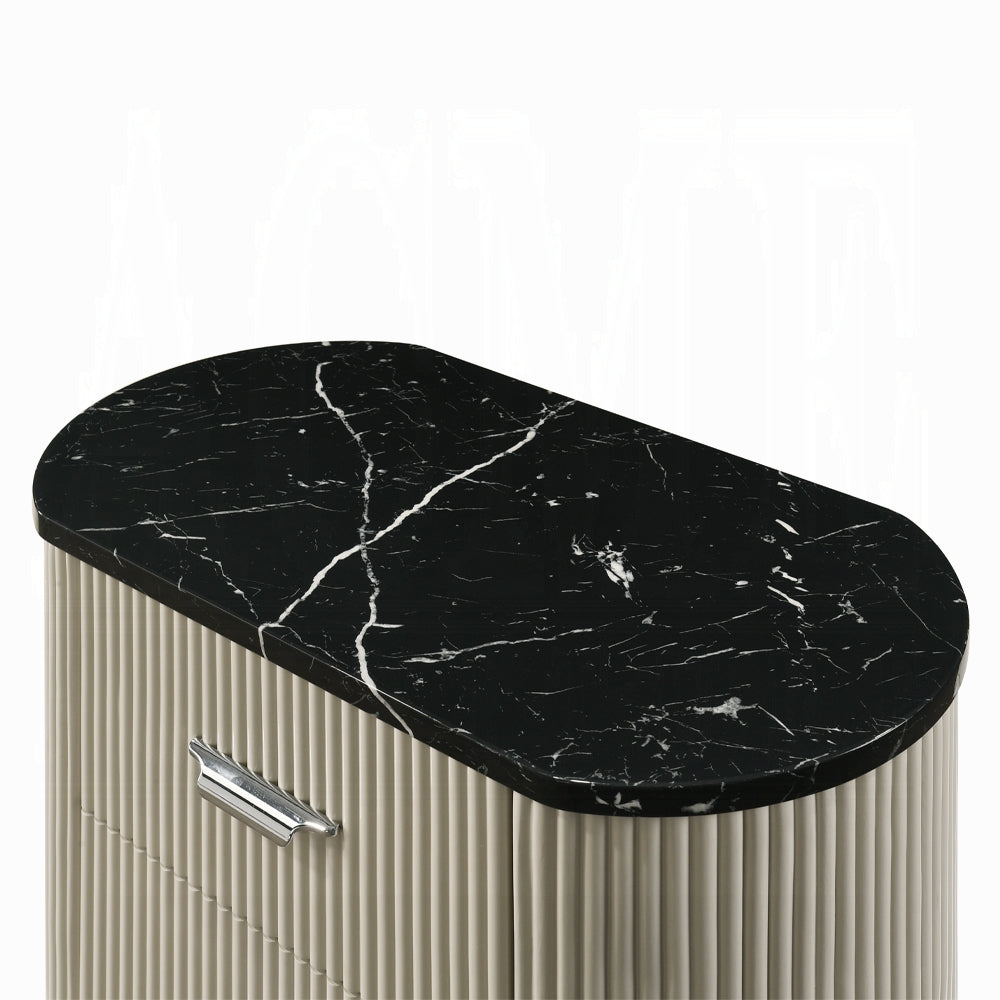 Rhone Luxury Chanel Night Stand - Greyish Beige