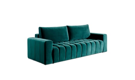 Lazaro Condo Style 3 Seater Storage Sleeper Sofa - Multiple Colors